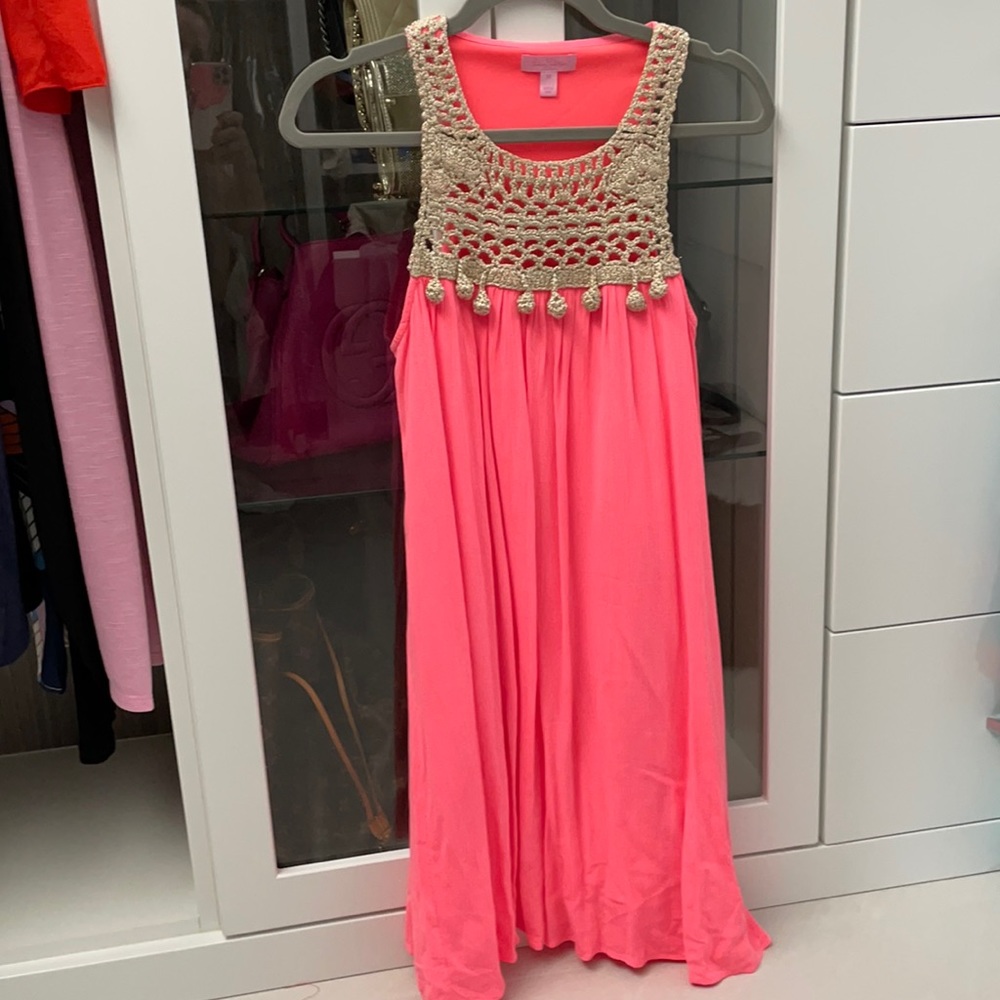 Lilly Pulitzer coral dress